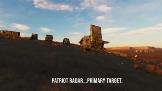 انیمیشن شبیه سازی جنگ بین پهپاد شاهد 136 و پاتریوت و سامانه های دفاع هوایی