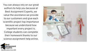 online science assignment help