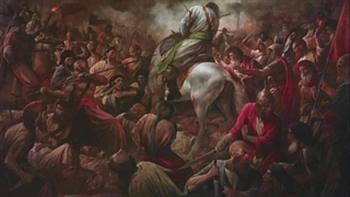 آسمان خونین شد و..."کپشن"