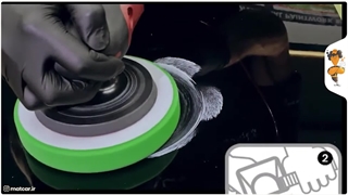 پد پولیش متوسط سبز سوناکس سایز 160