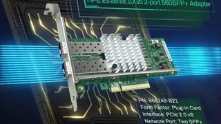 کارت شبکه اچ پی HPE Ethernet 10Gb 2-port 560SFP+ Adapter با پارت نامبر 665249-B21