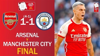 خلاصه بازی آرسنال 1-1 منچسترسیتی; قهرمانی آرتتا در ضربات پنالتی