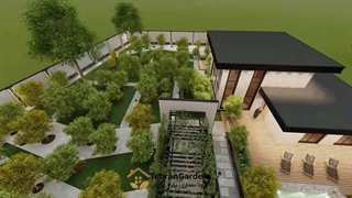محوطه سازی باغ ویلا در شهریار