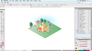 آموزش طراحی گرافیک وکتوری  تصویرسازی ایزومتریک - گرافیسم