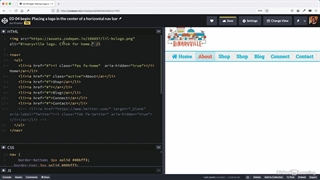 آموزش اچ تی ام ال و سی اس اس ساخت نوارهای ناوبری - گرافیسم