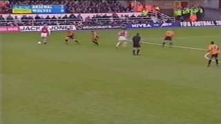 Arsenal vs Wolves PL 2003/04
