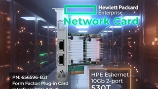 کارت شبکه سرور اچ پی ای HPE Ethernet 10Gb 2-port 530T Adapter با پارت نامبر 656596-B21