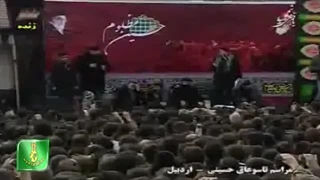 حاج نادر جوادی و سید محمد عاملی تاسوعای حسینی