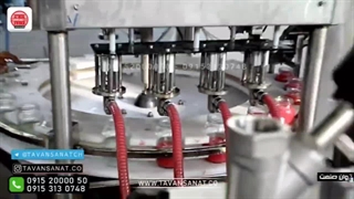 دستگاه پرکن اتوماتیک مواد غلیظ ظروف شیشه ای توان صنعت | ۰۹۱۵۲۰۰۰۰۵۰