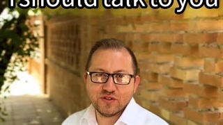 باید باهات صصحبت کنم به انگلیسی چی میشه؟؟؟