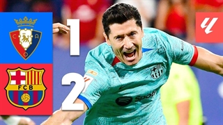 هایلایت بازی اوساسونا 1-2 بارسلونا