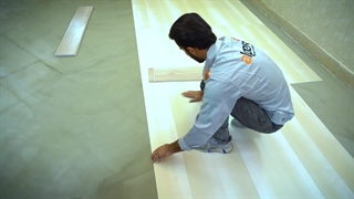 آموزش نصب کفپوش پی وی سی آلپر