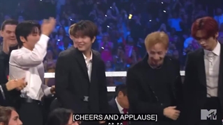 ریکشن STRAY KIDS به برنده شدنشون در VMA ♡♡ ( در بخش Best K_PoP)