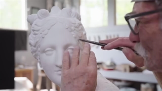 پروسه ی مجسمه سازی استاد آنتونیو کنووا
