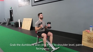 پرس سرشانه آرنولدی نشسته