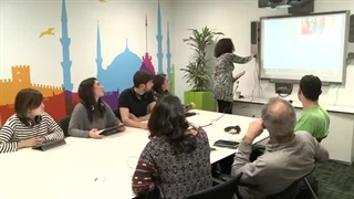 Teaching a lesson with the American English File e-book