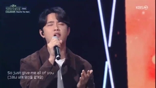 کاور آهنگ rewrite the stars از دی او و سوهیون