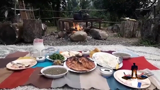 پخت ماهی مالا مخصوص روی اتیش