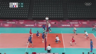 بهترین حملات والیبال فرانسوی در مقابل توکیو