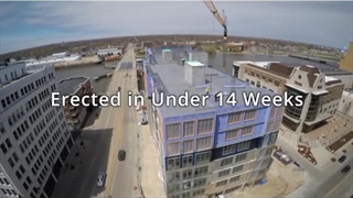 ساخت هتل در 8 طبقه و 107 واحد در 14 هفته