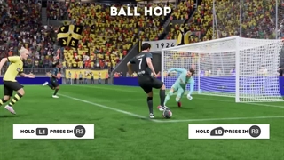 آموزش حرکات سمی در FC 24 با نمایش دکمه ها