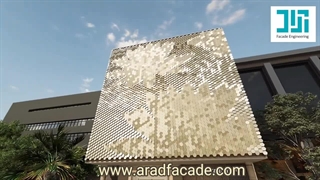 نمای لوکس فلزی - شرکت نمای آراد