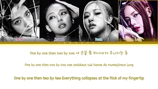 لیریک آهنگ PINK VENOM بلک پینک color coded-720p