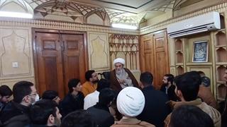 توصیه های اخلاقی آیت الله العظمی مظاهری در دیدار جمعی از طلاب جوان