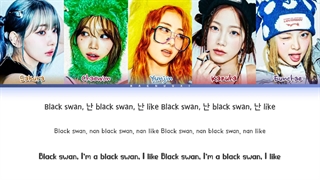 لیریک آهنگ Swan Song از گروه LE SSERAFIM