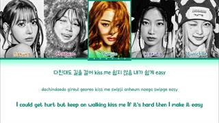 لیریک آهنگ EASY از گروه LE SSERAFIM (لسرافیم)