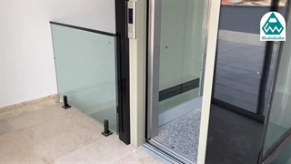 اجرای نرده شیشه ای با شیشه لمینت توسط شرکت شاه شیشه