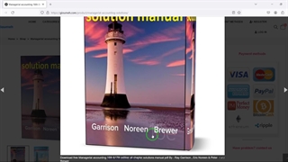 Managerial accounting 16th &17th edition all chapter solutions manual pdf