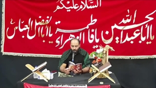 حسینیه ابوالفضل ملایر - قرائت زیارت عاشورا - کربلایی مجتبی فیاضی (قسمت سوم)