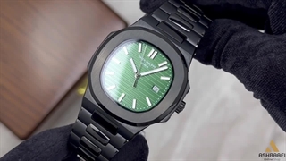 ساعت مردانه پتک فیلیپ Patek Philippe Nautilus Black-KGr1