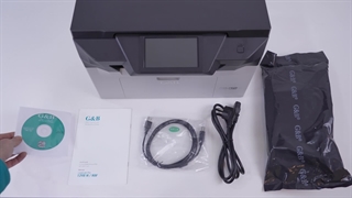 جعبه گشایی چاپگر لیزری چند منظوره جی اند بی GB ۱۳۹۸ NW