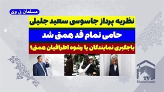 14031205: نظریه‌پرداز جاسوسی سعید جلیلی حامی همتی شد