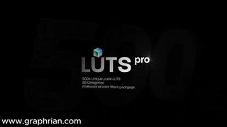 پک 500 عدد LUT تصحیح رنگ فیلم برای Davinci Resolve + دانلود