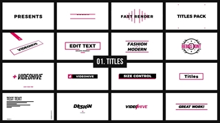 دانلود پروژه پریمیر پک موشن گرافیک خلاقانه Creative Graphic Pack