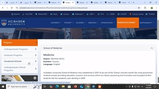 لیست رشته های دانشگاه آجی بادم استانبول شهریه 2025| تحصیل در ترکیه | شرکت مهاجرتی شاهان