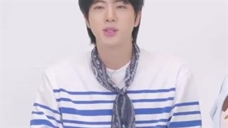 از لایو دیروز جین شروع کنیم(ترجمه:خوش اومدین به  IN THE SEOM ورلد واید هندسام!  سلام، من جین از BTS هستم!)