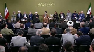 14031225: شعرخوانی آقای محمد رسولی در دیدار رمضانی رهبر معظم انقلاب