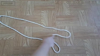 DIY | 1 MINUTE HANGING PLANTER - QUICK AND EASY | HANGING POT WITH ROPE