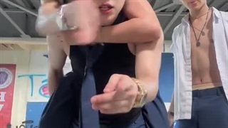 چالش با ایمان و فلیکس و درو در پشت صحنه ی سریال جواهر بخش ای